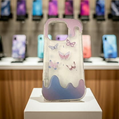 Cover fantasia iPhone 14 Pro trasparente con design unico - MOKO