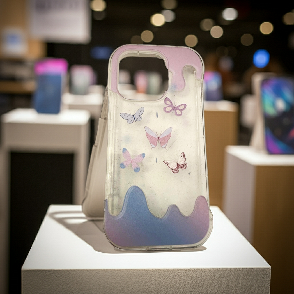 Cover fantasia iPhone 14 Pro trasparente con design unico - MOKO