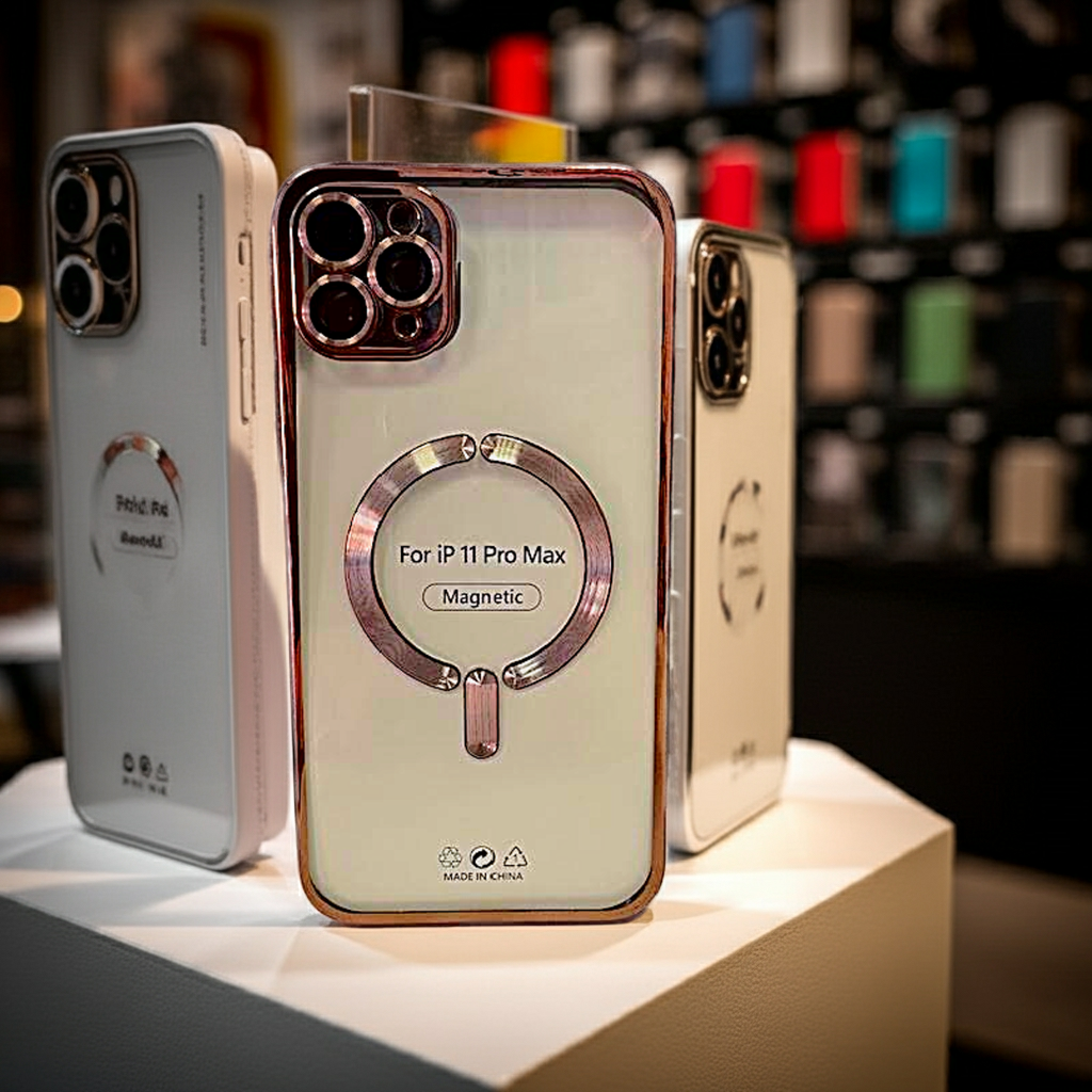 Cover trasparente iPhone 11 Pro Max MagSafe - Rame - MOKO