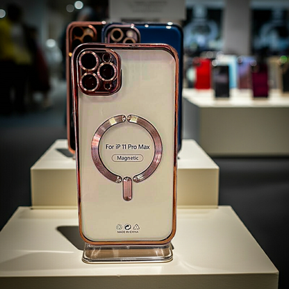 Cover trasparente iPhone 11 Pro Max MagSafe - Rame - MOKO