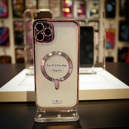 Cover trasparente iPhone 11 Pro Max MagSafe - Rame - MOKO