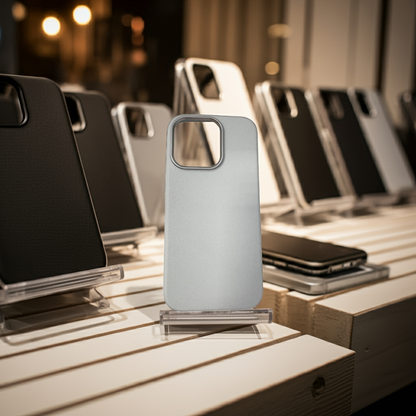 Cover colorata Iphone 14 Pro- grigio chiaro - MOKO